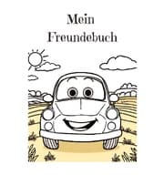 Cover von Mein Freundebuch für Schulanfänger und kleine Autofreunde