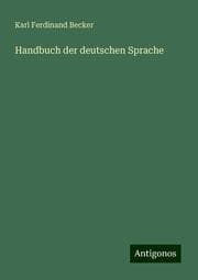Cover von Handbuch der deutschen Sprache