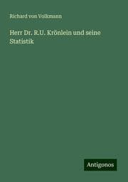 Cover von Herr Dr. R.U. Krönlein und seine Statistik