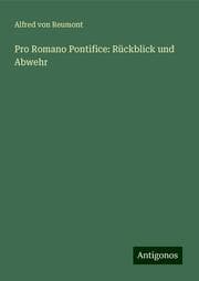 Cover von Pro Romano Pontifice: Rückblick und Abwehr