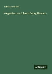 Cover von Wegweiser zu Johann Georg Hamann
