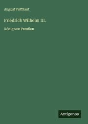 Cover von Friedrich Wilhelm III.