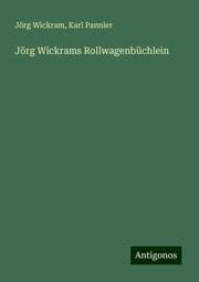 Cover von Jörg Wickrams Rollwagenbüchlein