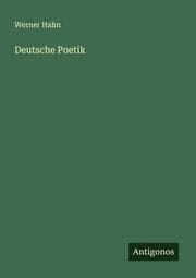 Cover von Deutsche Poetik
