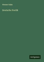 Cover von Deutsche Poetik