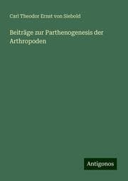 Cover von Beiträge zur Parthenogenesis der Arthropoden