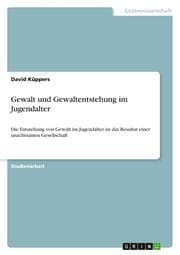 Cover von Gewalt und Gewaltentstehung im Jugendalter