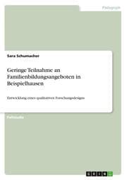 Cover von Geringe Teilnahme an Familienbildungsangeboten in Beispielhausen