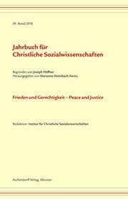 Cover von Jahrbuch für christliche Sozialwissenschaften, Band 59 (2018)
