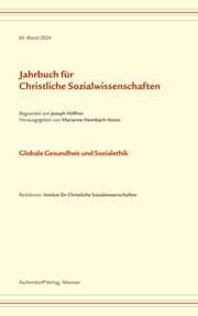 Cover von Jahrbuch für Christliche Sozialwissenschaften, 65. Band/2024