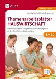 Cover von Themenarbeitsblätter Hauswirtschaft 8-10