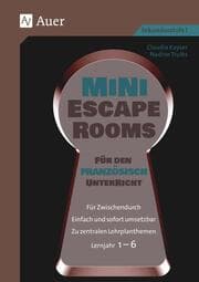 Cover von Mini-Escape Rooms für den Französischunterricht