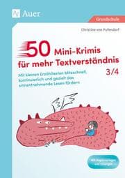 Cover von 50 Mini-Krimis für mehr Textverständnis 3/4