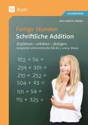 Cover von Fertige Stunden - Schriftliche Addition