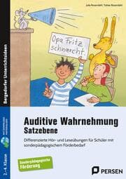 Cover von Auditive Wahrnehmung - Satzebene