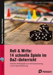 Cover von Roll & Write: 14 schnelle Spiele im DaZ-Unterricht