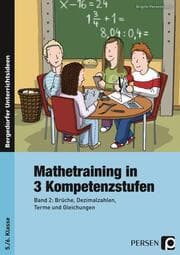 Cover von Mathetraining in 3 Kompetenzstufen - 5./6. Klasse