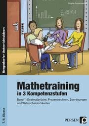 Cover von Mathetraining in 3 Kompetenzstufen - 7./8. Klasse