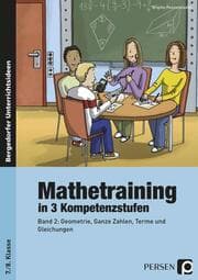 Cover von Mathetraining in 3 Kompetenzstufen - 7./8. Klasse