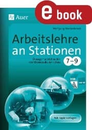 Cover von Arbeitslehre an Stationen Klasse 7-9