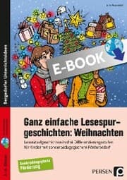 Cover von Ganz einfache Lesespurgeschichten: Weihnachten