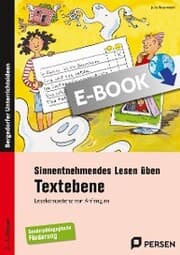 Cover von Sinnentnehmendes Lesen üben: Textebene