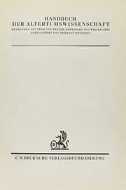 Cover von Geschichte der römischen Literatur Tl. 4 Bd. 2: Die Literatur des 5. und 6. Jahrhunderts