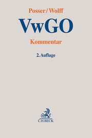 Cover von VwGO