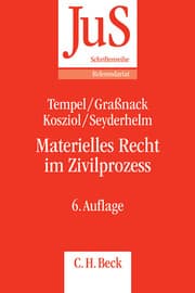 Cover von Materielles Recht im Zivilprozess