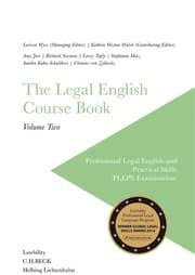 Cover von The Legal English Course Book Vol. II