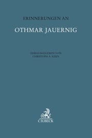Cover von Erinnerungen an Othmar Jauernig