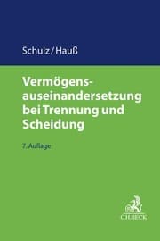 Cover von Vermögensauseinandersetzung bei Trennung und Scheidung