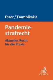 Cover von Pandemiestrafrecht