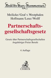 Cover von Partnerschaftsgesellschaftsgesetz/PartGG
