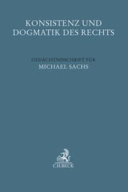 Cover von Konsistenz und Dogmatik des Rechts