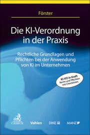 Cover von Die KI-Verordnung in der Praxis