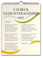 Cover von C.H. Beck Gedichtekalender 2027