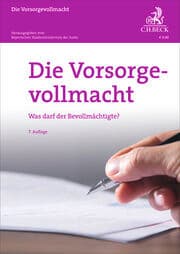 Cover von Die Vorsorgevollmacht