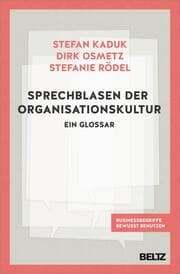 Cover von Sprechblasen der Organisationskultur