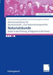 Cover von Notariatskunde