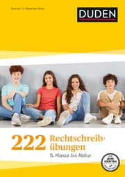Cover von 222 Rechtschreibübungen - 5. Klasse bis Abitur