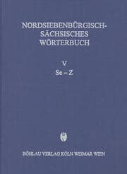 Cover von Nordsiebenbürgisch-Sächsisches Wörterbuch (V, Se-Z)