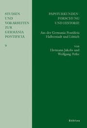 Cover von Papsturkundenforschung und Historie