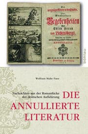 Cover von Die annullierte Literatur