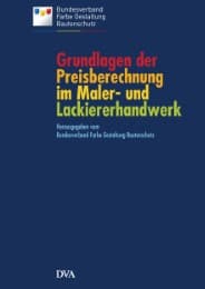 Cover von Grundlagen der Preisberechnung im Maler- und Lackiererhandwerk