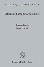 Cover von Ertragsbeteiligung der Arbeitnehmer.