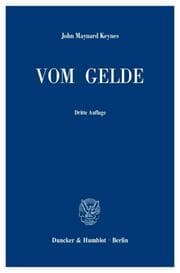 Cover von Vom Gelde