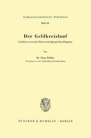 Cover von Der Geldkreislauf.