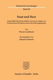 Cover von Staat und Heer.