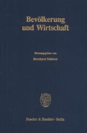 Cover von Bevölkerung und Wirtschaft.